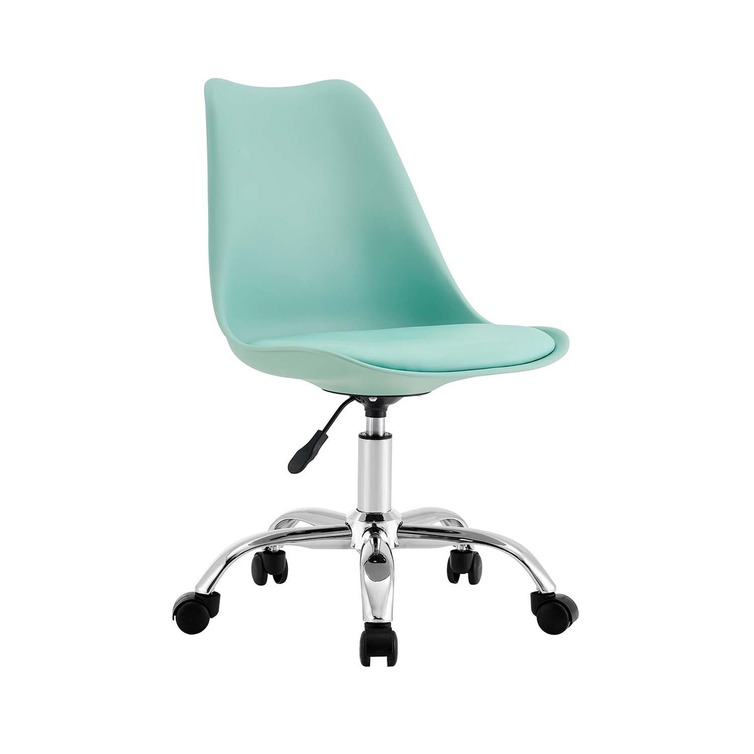 Silla de Escritorio con Ruedas Eyre 97x47x58cm Thinia Home Sillas Con Ruedas para Escritorio 1